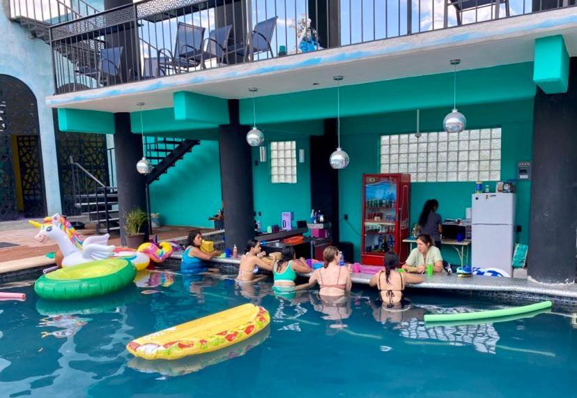 Hierve El Agua Eco Hostel - Confetti Pool Club San Pablo Villa de Mitla Ngoại thất bức ảnh