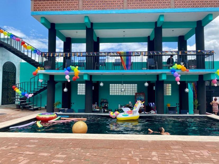 Hierve El Agua Eco Hostel - Confetti Pool Club San Pablo Villa de Mitla Ngoại thất bức ảnh