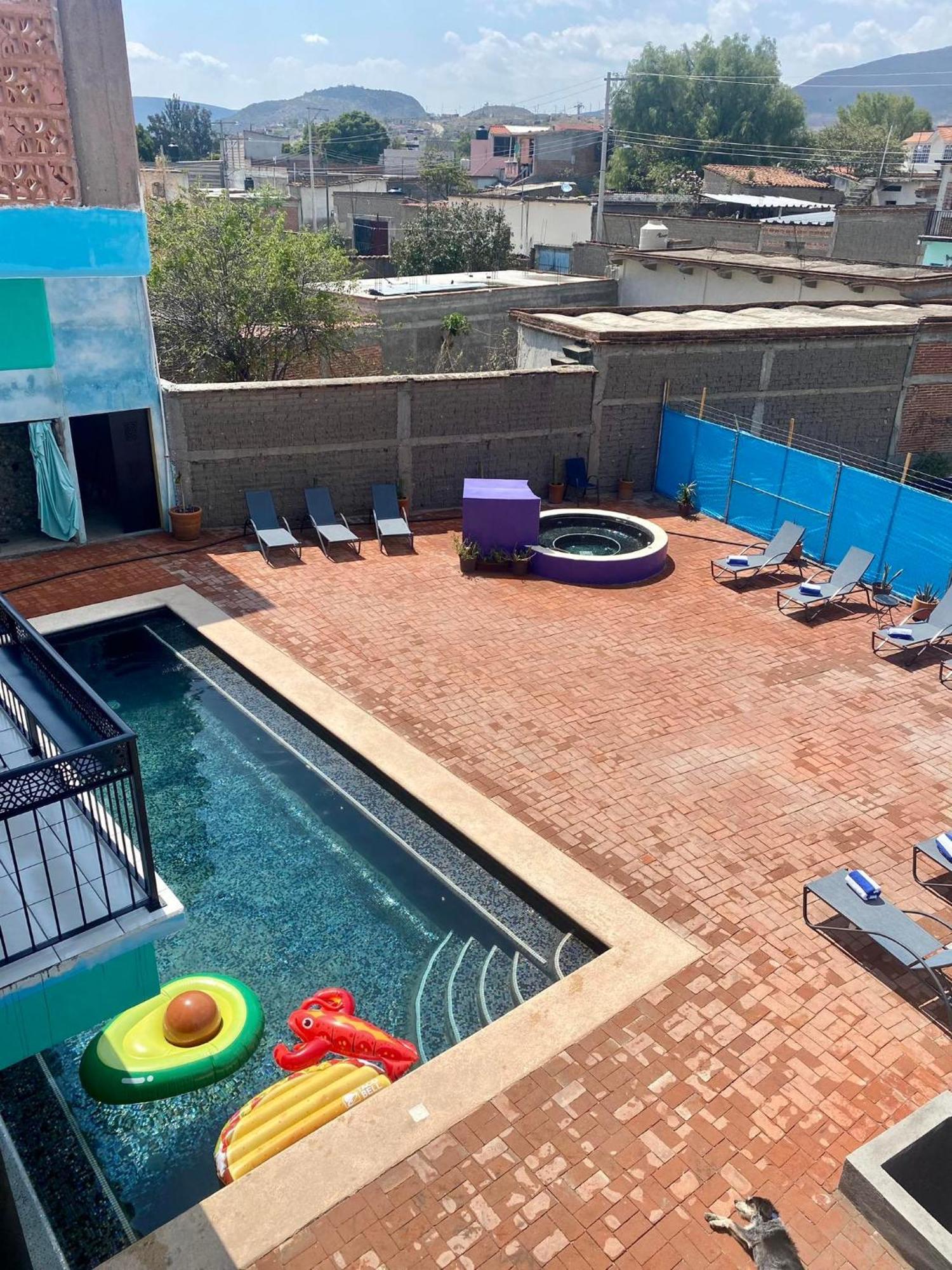 Hierve El Agua Eco Hostel - Confetti Pool Club San Pablo Villa de Mitla Ngoại thất bức ảnh